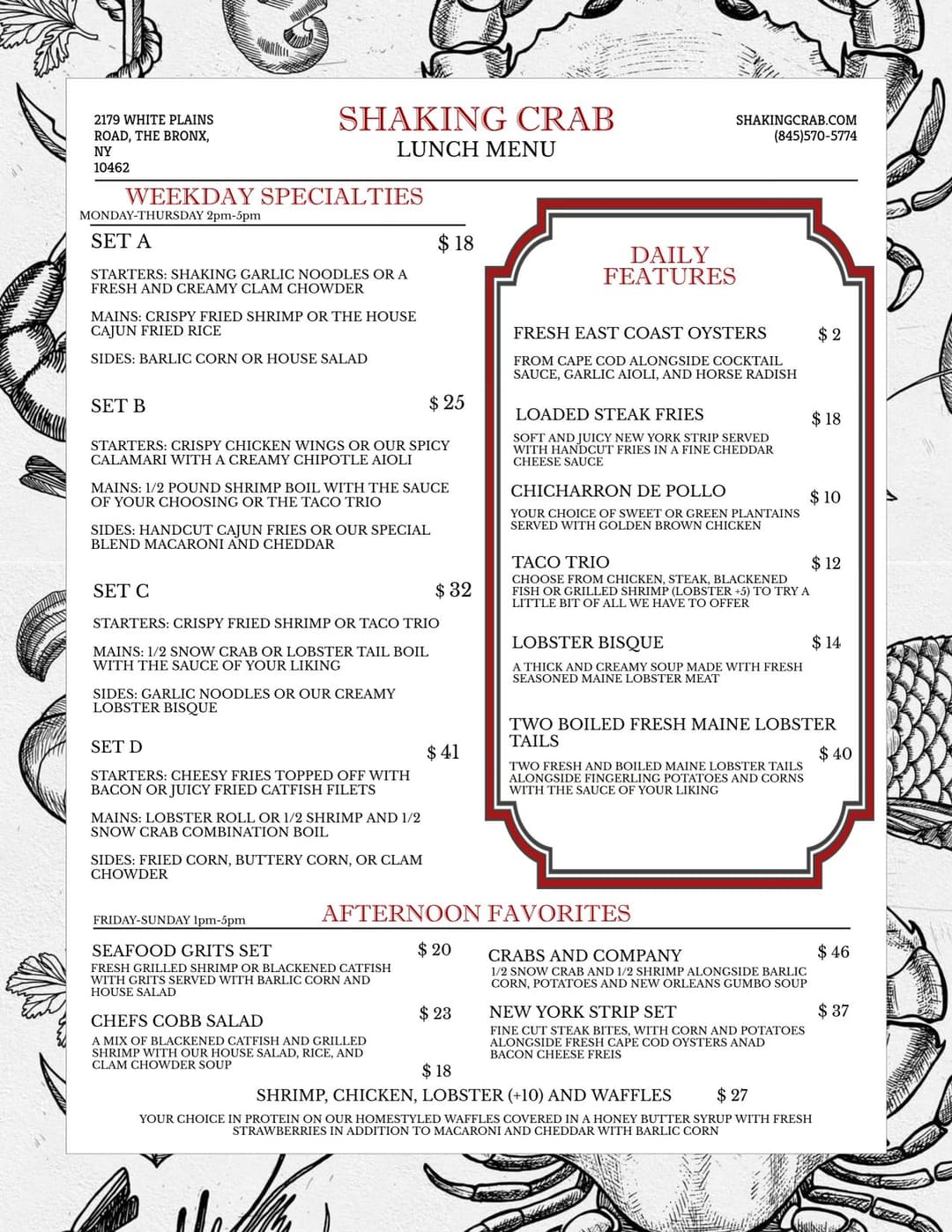 Shaking Crab (Bronx)